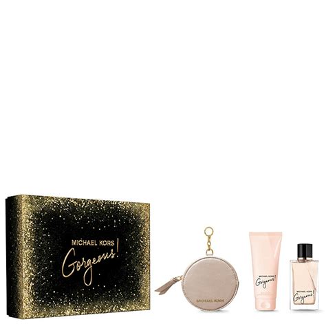 michael kors gorgeous perfume gift set|Michael Kors perfume free gift.